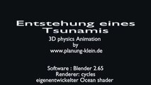 Tsunami Animation - Ocean Shader - Blender Fluid