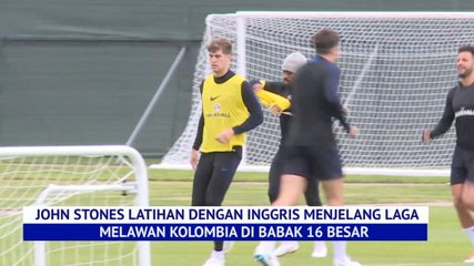 Stones Latihan Menjelang Laga Melawan Kolombia