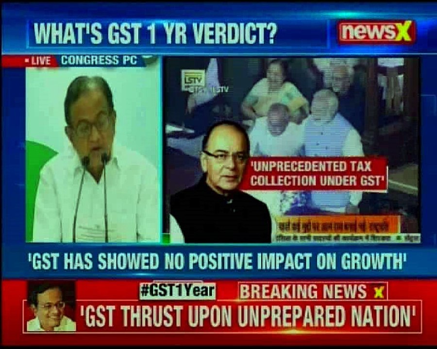 Former Finance Minister P Chidambaram hits out at Modi govt on GST anniversary, says ‘GST increased tax burden’