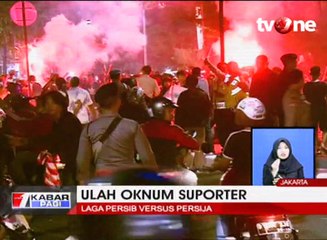 Oknum Suporter Hadang Rombongan Pemain Persib