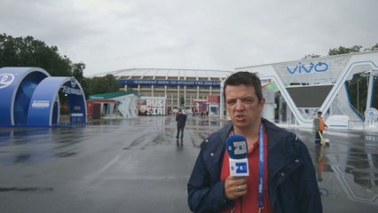 Informe a cámra: El Luzhniki Stadium escenario del encuentro España-Rusia