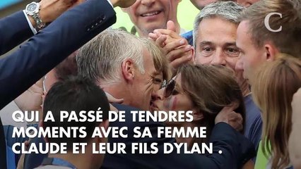 PHOTOS. Coupe du Monde 2018 : moment de tendresse pour Didier Deschamps et sa femme après la victoire des Bleus