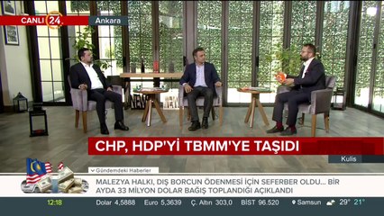 CHP, HDP'yi meclise taşıdı