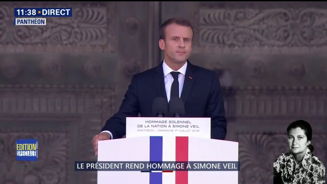 Simone Veil au Panthéon: La France aime Simone Veil , affirme Emmanuel Macron