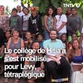 Ce lundi, les collégiens de Hitia'a ont remis 100 000 Fcfp à Levy, bachelier tétraplégique, pour l'aider à poursuivre ses études. Retrouvez notre article ici ⏩