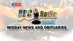 12:30 Midday News and Obituaries for Monday June 25th, 2018, with Lesley DeBique.