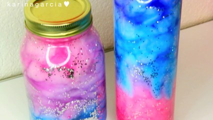 DIY GALAXY IN A BOTTLE   Tumblr Inspired !