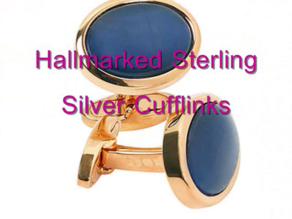 Hallmarked Sterling Silver Cufflinks