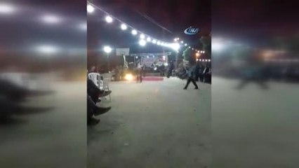 Düğünde Dehşete Düşüren Görüntüler