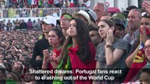 Portuguese fans downbeat as their team is eliminated