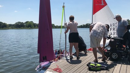 Journée handivoile au lac de Ribou