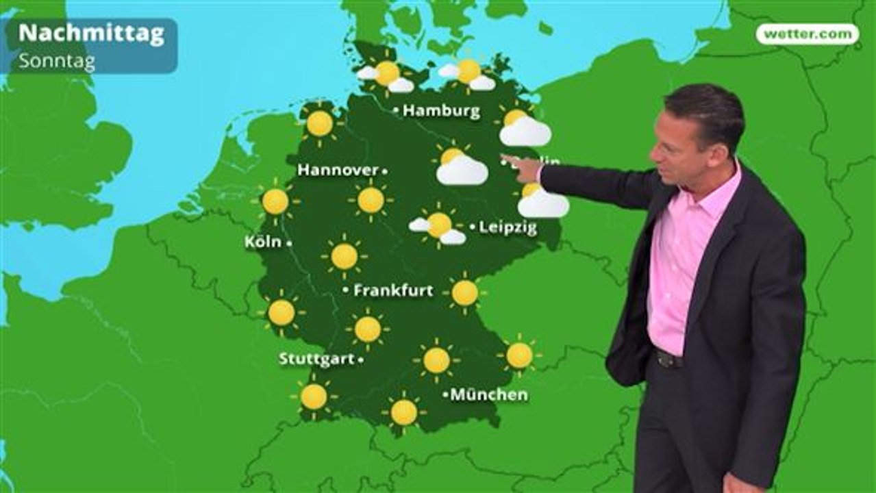 Das Wetter in Deutschland am 1. Juli 2018