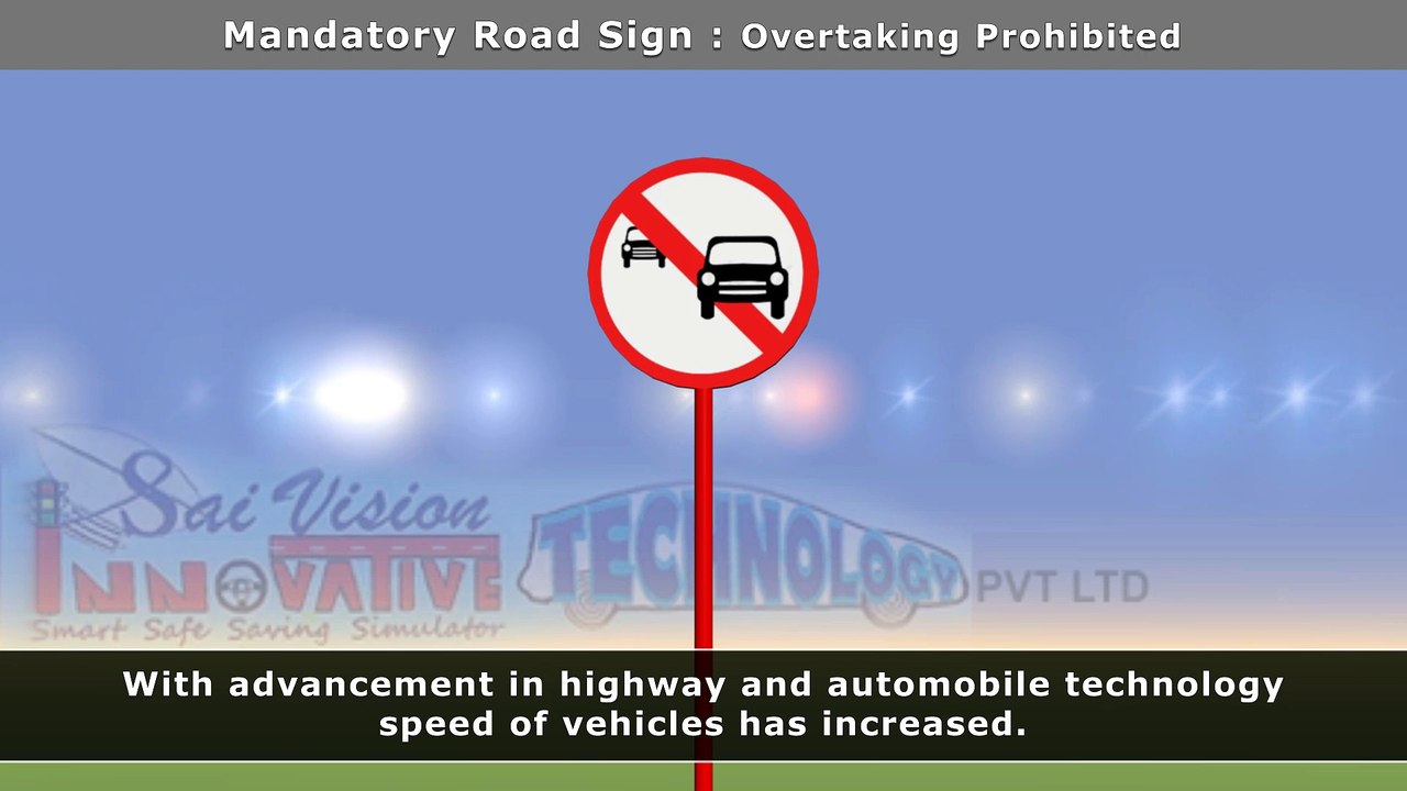 Signboard - Overtaking Prohibited