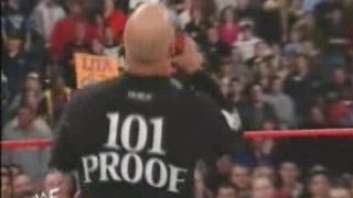 WWE  Stone Cold Steve Austin & The Rock Sing on Raw 2001