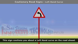 Signboard - Left Hand Curve
