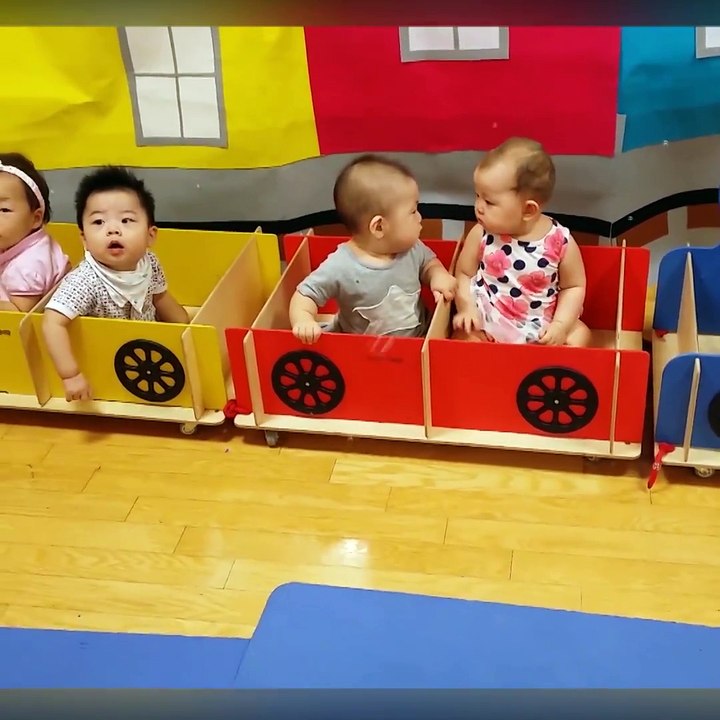 Playing or sleeping kids are cute.