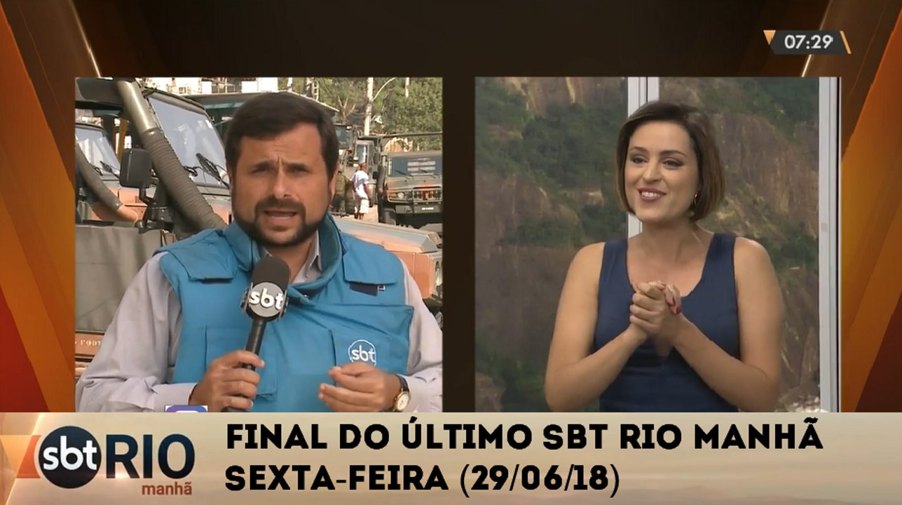 Final do último SBT Rio Manhã (29/06/18) | SBT Rio 2018