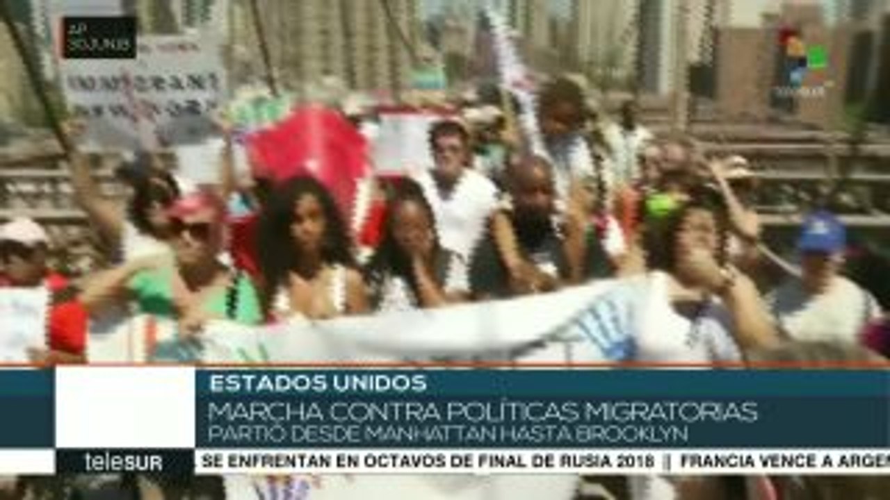 EE.UU.: realizan marchas contra detención de niños en todo el país