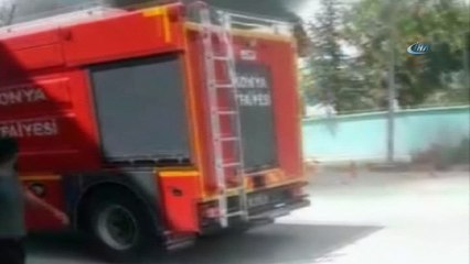 - Hafif ticari araç alev alev yandı