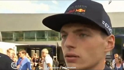 Formula 1 - intervista Max Verstappen 01-07-2018 - Interview