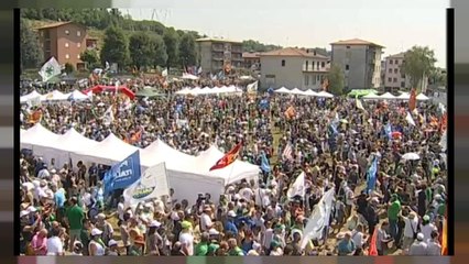 Pontida, Salvini: "europee saranno referendum contro europa senza confini"