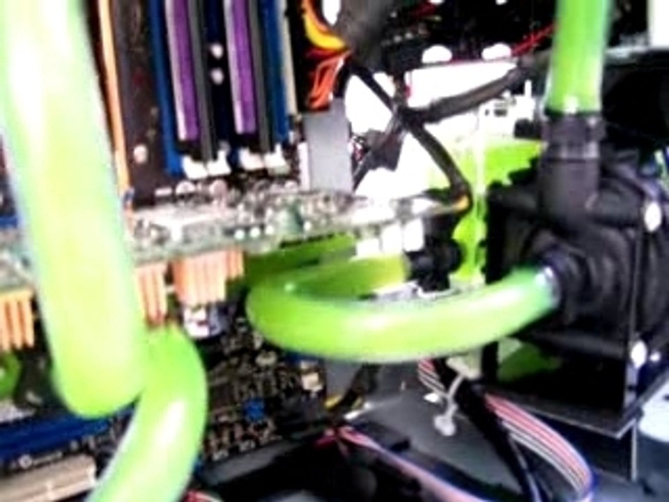 Watercooling suite - intégration dans le boitier