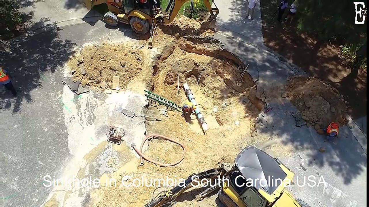 Dakota storm , sinkhole in Columbia south Carolina USA , Landslide in Takayama Japan, Hawaii island Kilauea volcano