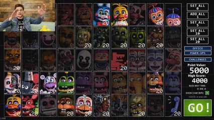 FNAF Ultimate Custom Night - It Never ENDS!!! (FNAF 6) Part 3