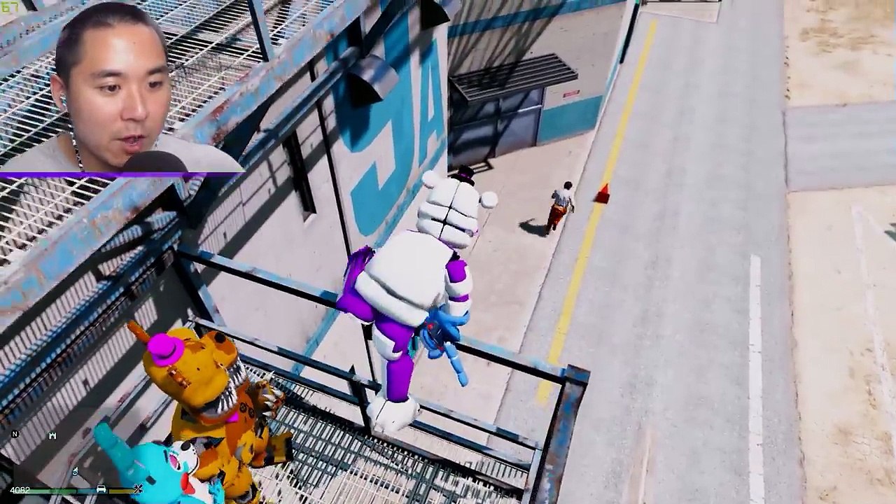 THE WORLD'S HARDEST ANIMATRONIC & NIGHTMARE BALDI JAILBREAK! (GTA 5 Mods For Kids FNAF RedHatter)