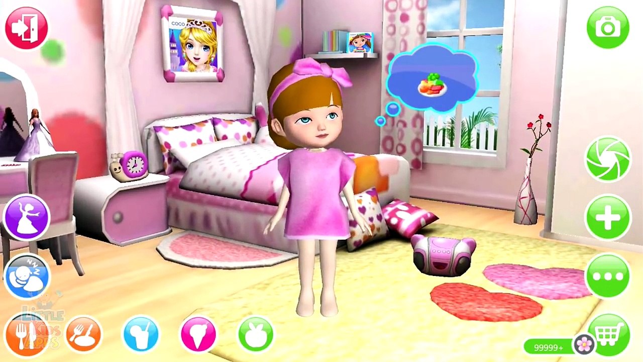 Fun Makeover Learn Colors Kids Games - Ava the 3D Doll iPad Gameplay