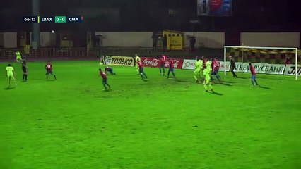 1-0 Dzyanis Laptsew Goal Belarus  Vyscha Liga - 01.07.2018 Shakhter Soligorsk 1-0 FC Smolevichi