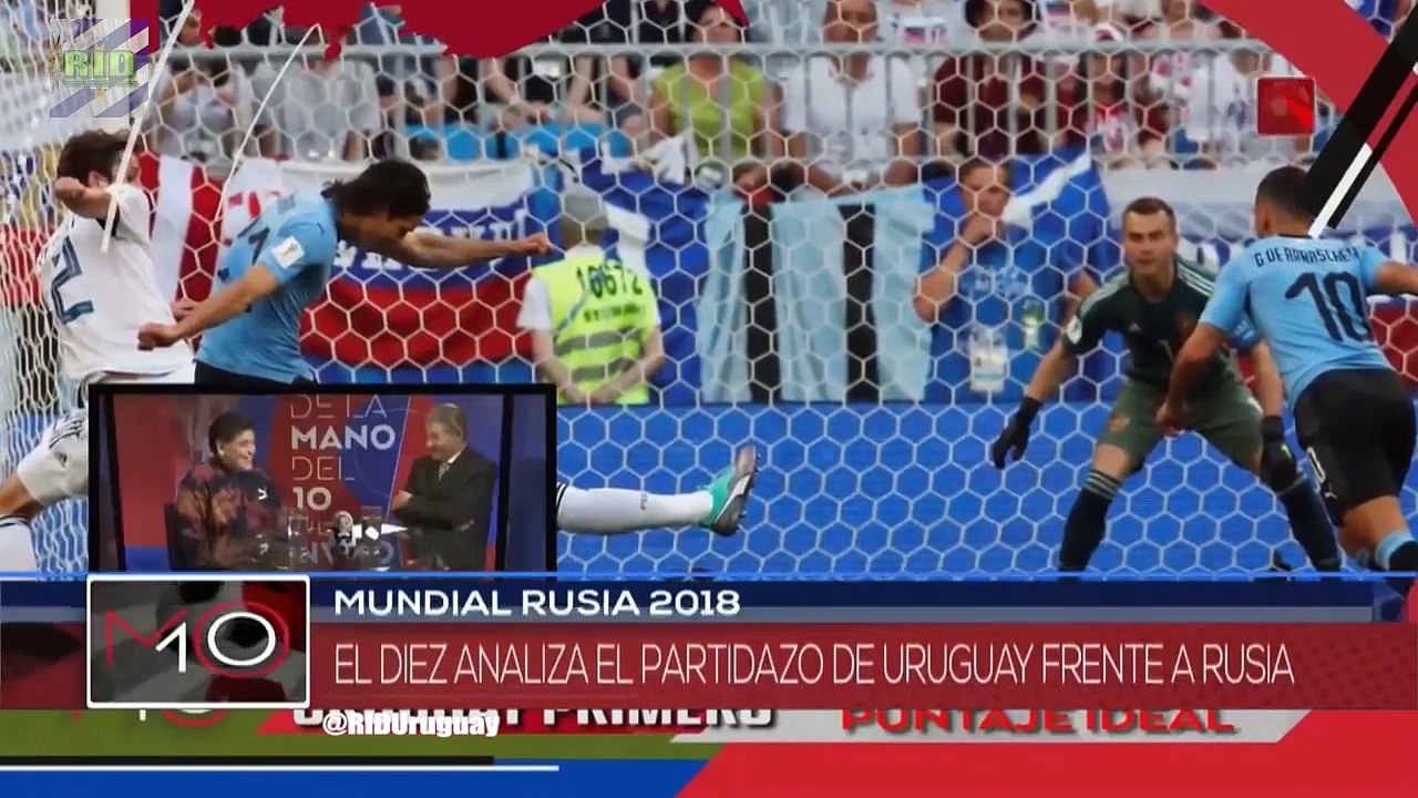 MARADONA: "QUE NO SE ENOJE RAMOS, EL CRACK ES GODIN", "URUGUAY ESTÁ ENFOCADO EN EL MUNDIAL, ES DIFERENTE"