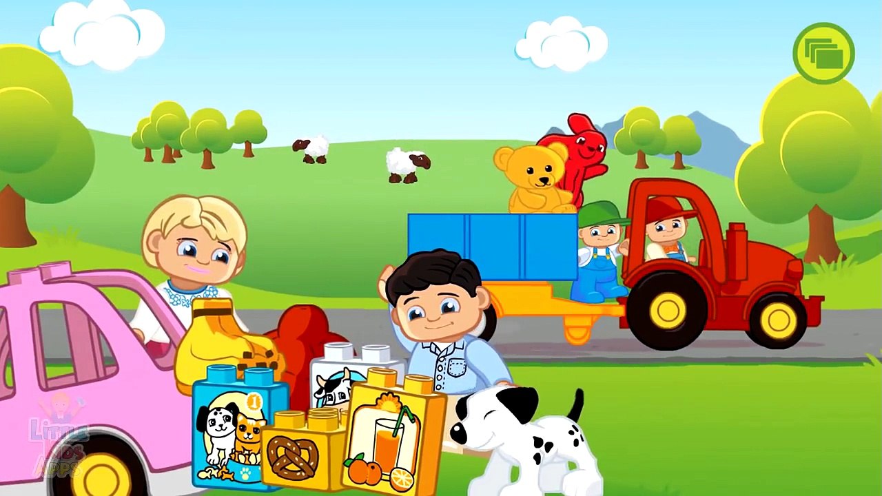 LEGO DUPLO Ice Cream and Food - Fun Cute Animations Lego Kitchen Education Game for Kids