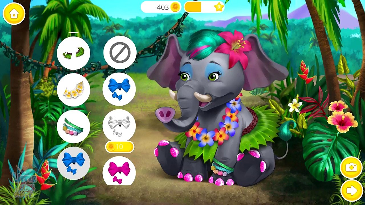 Fun Animals Pet Care - Jungle Animal Hair Salon Dress Up Makeup Bath Game for Kids