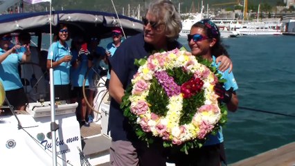 Kadın yelkenciler barış seyrini tamamladı - MUĞLA