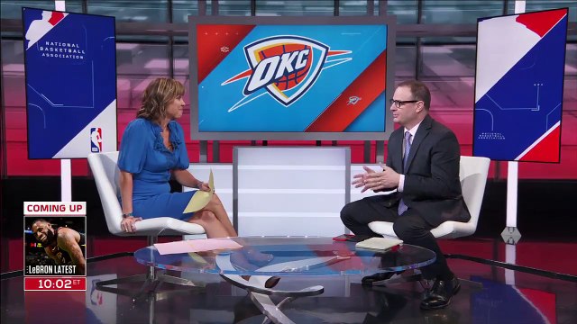 Adrian Wojnarowski explains the details of how the Thunder signed Paul George SportsCenter ESPN