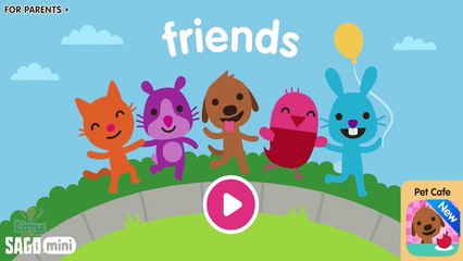 Sago Mini Friends Pet Care Kids Game - Play Fun Preschool Game for Baby and Toddlers