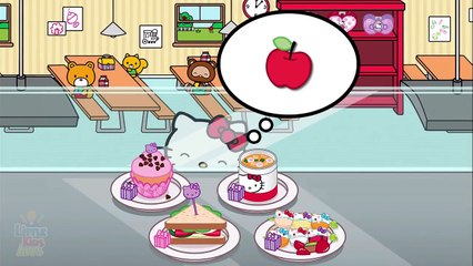 Hello Kitty Lunchbox Fun Cooking Game - Kids Learn how to Prepare Food - Educational Cartoon Game