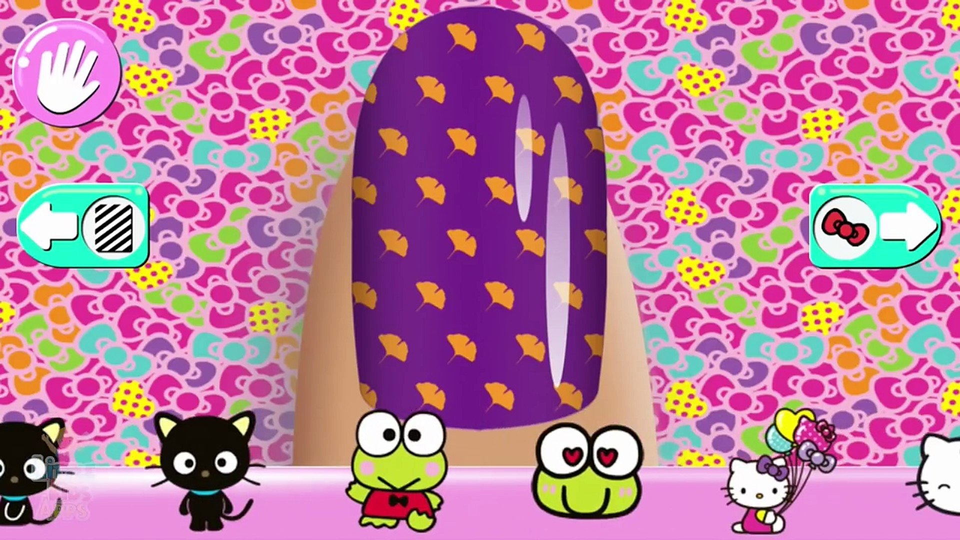 Hello Kitty Nail Salon Makeup and Dress Up Kids Game - Learn to Decorate  Nails (Budge Studios) - video Dailymotion