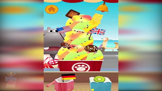 Little Panda Ice Cream Truck Sweet Kids Game - Learn to Make and Decorate Ice Cream