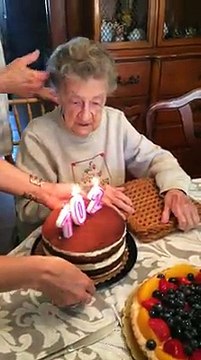 Grandmother Loses Dentures While Blowing Out Candles