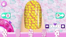 Kids Learn Colors with Hello Kitty Nail Salon Fun Game for Children