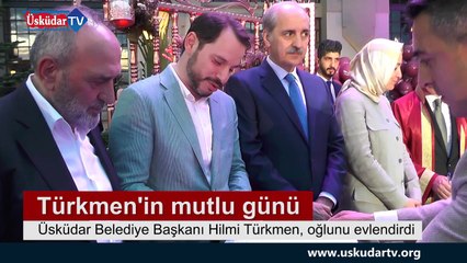 Hilmi Türkmen'in mutlu günü