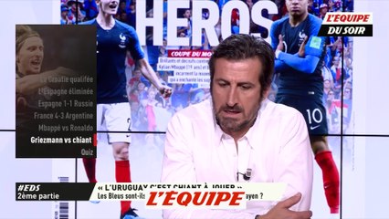 J. Micoud «La France a les armes pour perturber les Uruguayens» - Foot - EDS - Extrait