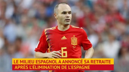 Espagne - Iniesta tire sa révérence