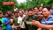 Man Almost Strangled By Python Whilst Posing For Selfie