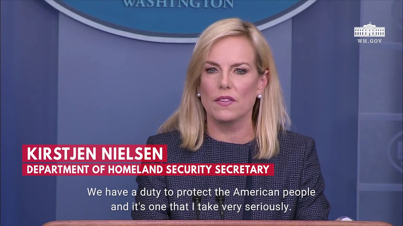 DHS Secretary Kirstjen Nielsen Defends Trump’s Immigration Policy