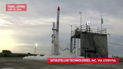 Japanese Rocket Crashes Moments After Lift-Off