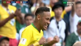 GOL DE NEYMAR | BRASIL VS MEXICO 2 - 0| MUNDIAL RUSIA 2018