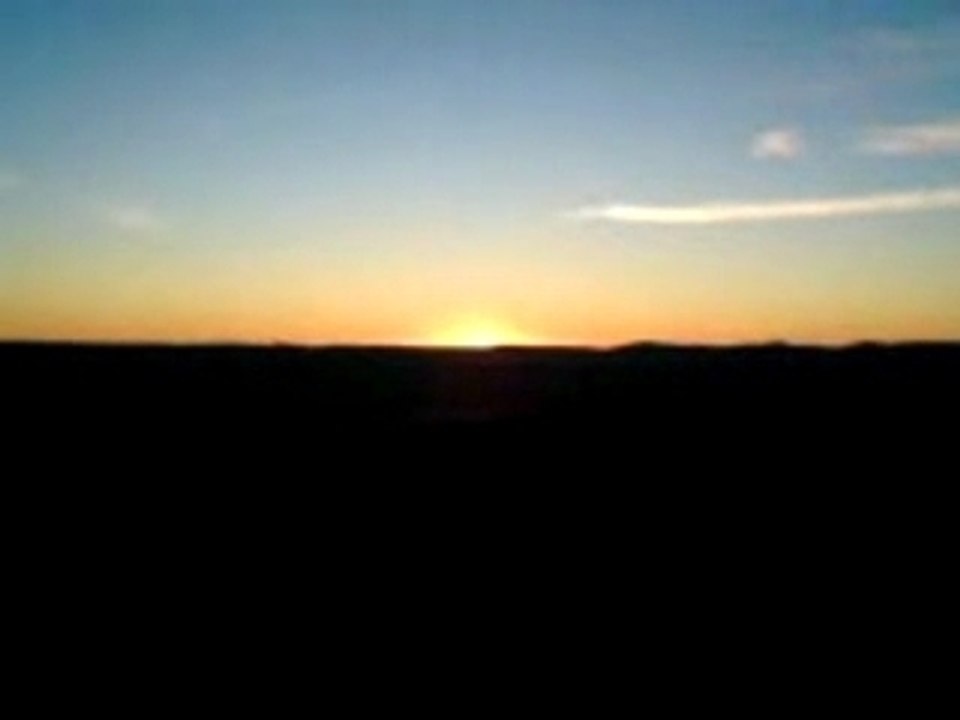 Couché de soleil à Merzouga -voyage d'étude MHT2